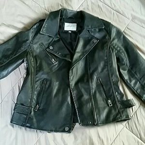 Faux Leather Jacket